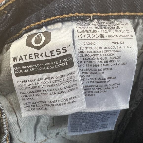 LEVI’S 502 Men's Zip Fly Tapered Blue Denim Jeans W31 L32 - Picture 10 of 11